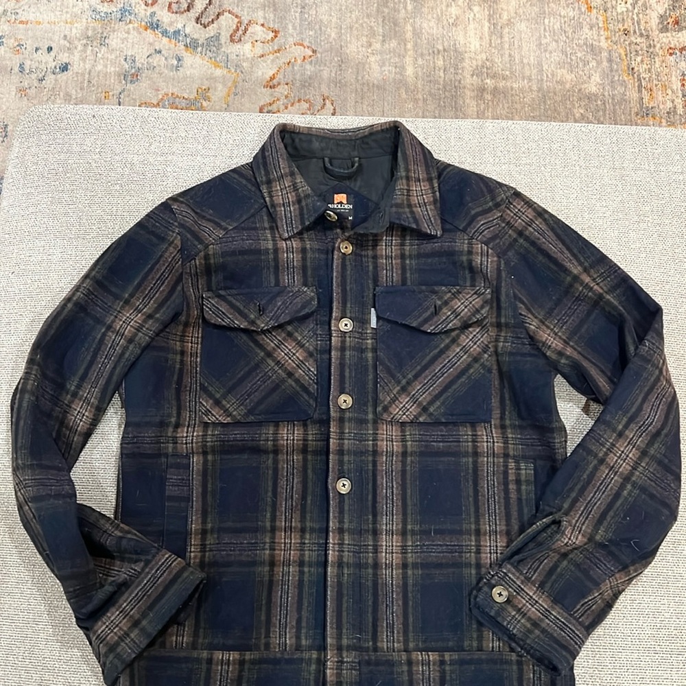 Holden medium wool shirt jacket